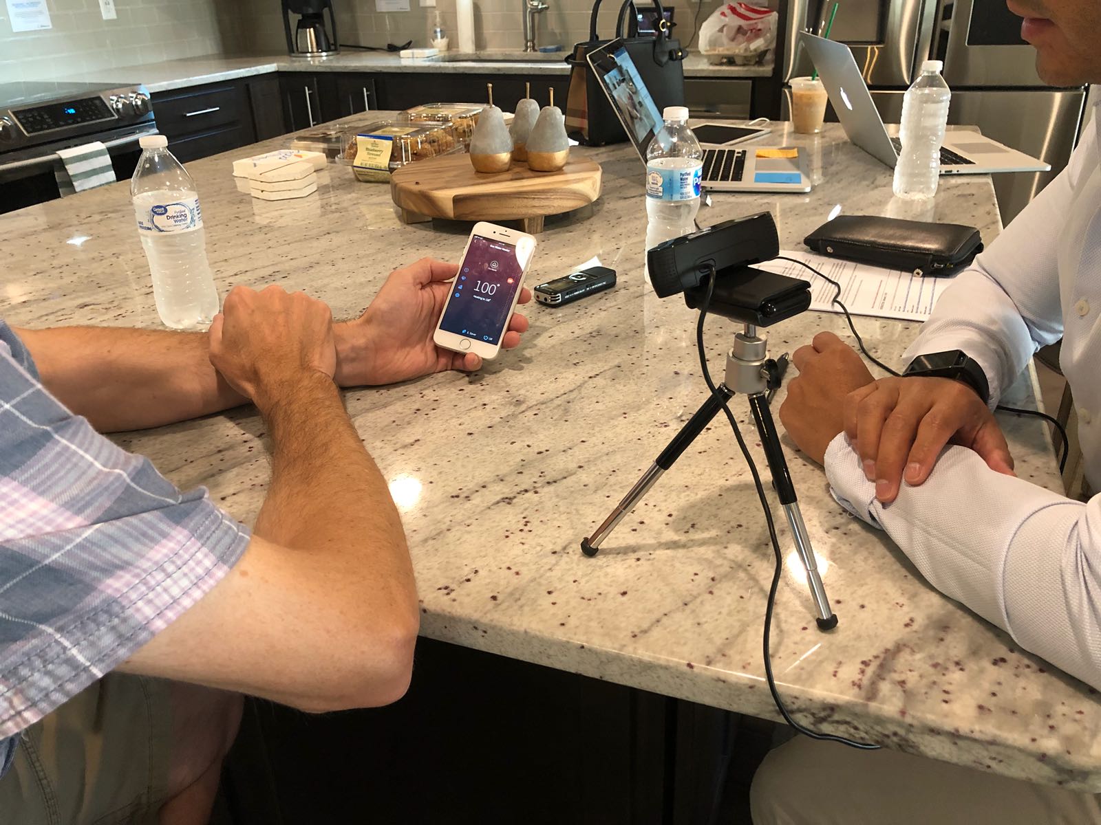 Before and after UI comparison showing simplified dashboard versus previous cluttered interface